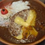 ハンバーグレストラン ベル 大通店 - チーズカレーバーグディッシュ 300g カレーソース増量