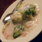 中華美食府 - ブロッコリーの淡雪カニあんかけ（９００円）２０１７年３月