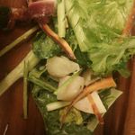 サンドヰッチと季節のスープ ちどり - サンドイッチの付けあわせの新鮮野菜のサラダが美味しすぎる！！