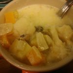 サンドヰッチと季節のスープ ちどり - 季節のスープ（クラムチャウダー）