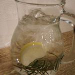 サンドヰッチと季節のスープ ちどり - 再訪時のフレーバーウオーター