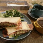 サンドヰッチと季節のスープ ちどり - ランチセット②