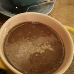 サンドヰッチと季節のスープ ちどり - 季節のスープ（カラーポテトスープ）