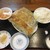 家宴 - 料理写真:餃子定食＋ドリンク付き（580円）