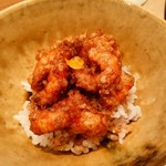 天ぷら 銀屋 - 小海老のかき揚げ天丼