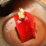 天ぷら 銀屋 - マグロの小鉢