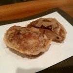 天ぷら 銀屋 - 椎茸　キノコジュース　ジュワッ