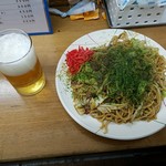 やきそば 和 - ビールが乾杯　2017.4