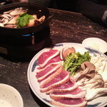 草季庵 - 鴨の鉄板焼き