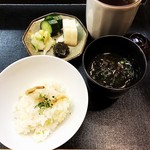 馳走飯田 - ごはん、お吸い物❤︎