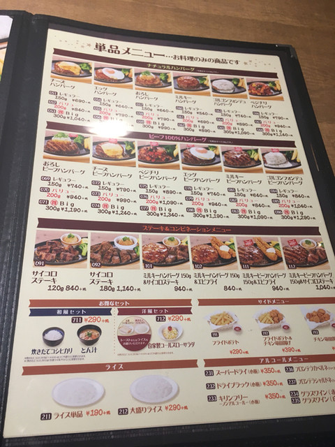 By Yuuuui1121 閉店 ミルキーウェイ 仙台小田原店 Milky Way 榴ケ岡 ハンバーグ 食べログ