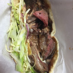 パワーケバブ - ビーフケバブサンド ¥500