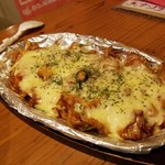 小浜島料理 結 - 豚キムチのチーズ焼き