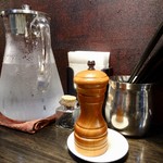 カネキッチン ヌードル - カウンター、調味料