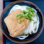 うどん屋 まつはま - かけそのまま+お揚げ