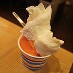 ジェラテリア ジェリーム - ゆず、ﾌﾞﾗｯﾄﾞｵﾚﾝｼﾞ、ﾐﾙｸ