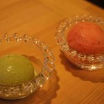 ジェラテリア ジェリーム - 抹茶と新作いちご