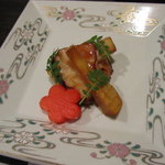 金太楼 - 九州産筍と鱈の焼きもの