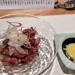 肴：ほたるいか酢味噌