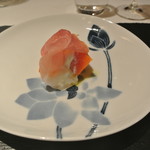 リストランテ カノフィーロ - 宮崎産春パパイアと生ハム、ブッラータ