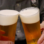 波へい - オーナーソムリエールと乾杯〜♪