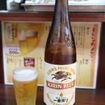 Yada katsu - 瓶ビール大（６００円）