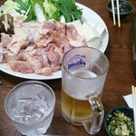 やきとり鳥かつ - 鶏のなべも旨い。