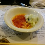 山猫軒 - のれそれのソテーとトマトパスタ