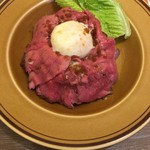 炭焼きイタリアン酒場 炭リッチ - ランチのローストビーフ丼