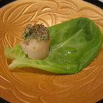 金太楼 - ホタテの焼きもの　一個食べちゃった^^;