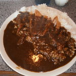 橋 - 勝カレー　大盛り　1000円　いつも以上にかなり大盛りでしたね