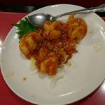 中華料理 龍鳳酒家 - 海老のチリソース