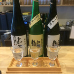 浅野日本酒店 - 新潟のお酒  
            利き酒セット  600円
