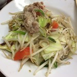 三晃 - 肉入り野菜炒め 肉！