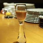 RESTAURANT hidamarino - 泡：DAMIEN HUGOT BRUT ROSE/仏