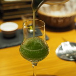 RESTAURANT hidamarino - 口直しの抹茶ソーダ