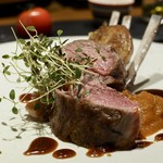 RESTAURANT hidamarino - 子羊のロースト、旬の野菜のフランス風天ぷら