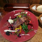 トラットリア イル レガーロ - Ｄ：本日のお肉料理 1,500円 　　千葉県産厚切り豚肩ロースのグリル ～炭塩と粒マスタードソース～