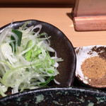 つけ麺 道 - ねぎと鯖節粉