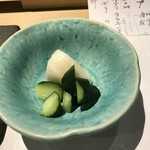 やきとり 花むら - ぬか漬