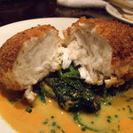 Kamekichi - 真鯛と帆立ムースのカツレツ仕立て ソースクリュスタッセ （￥2800）