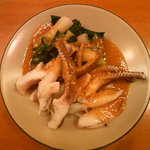 つるべ寿司 - アオリイカ下足の自家製酢味噌和え