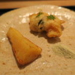 虎白 - 揚物：蛤 筍2