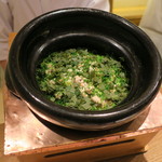 虎白 - 食事：煮穴子の炊き込みご飯1