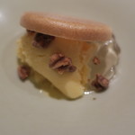 虎白 - 甘味：八朔のアイスクリーム ノチェロの寒天寄せ 焼最中2