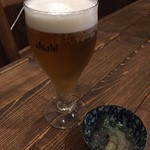 つるや - 生ビール 380yen