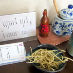 そば清 - 前回なかった納豆蕎麦を発見