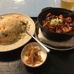 香港厨房 - 麻婆豆腐セット＋五目チャーハン