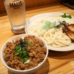 炭火焼鳥 とりばたけ - つけ麺　うどん