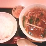 大連 - 細切肉ラーメン定食